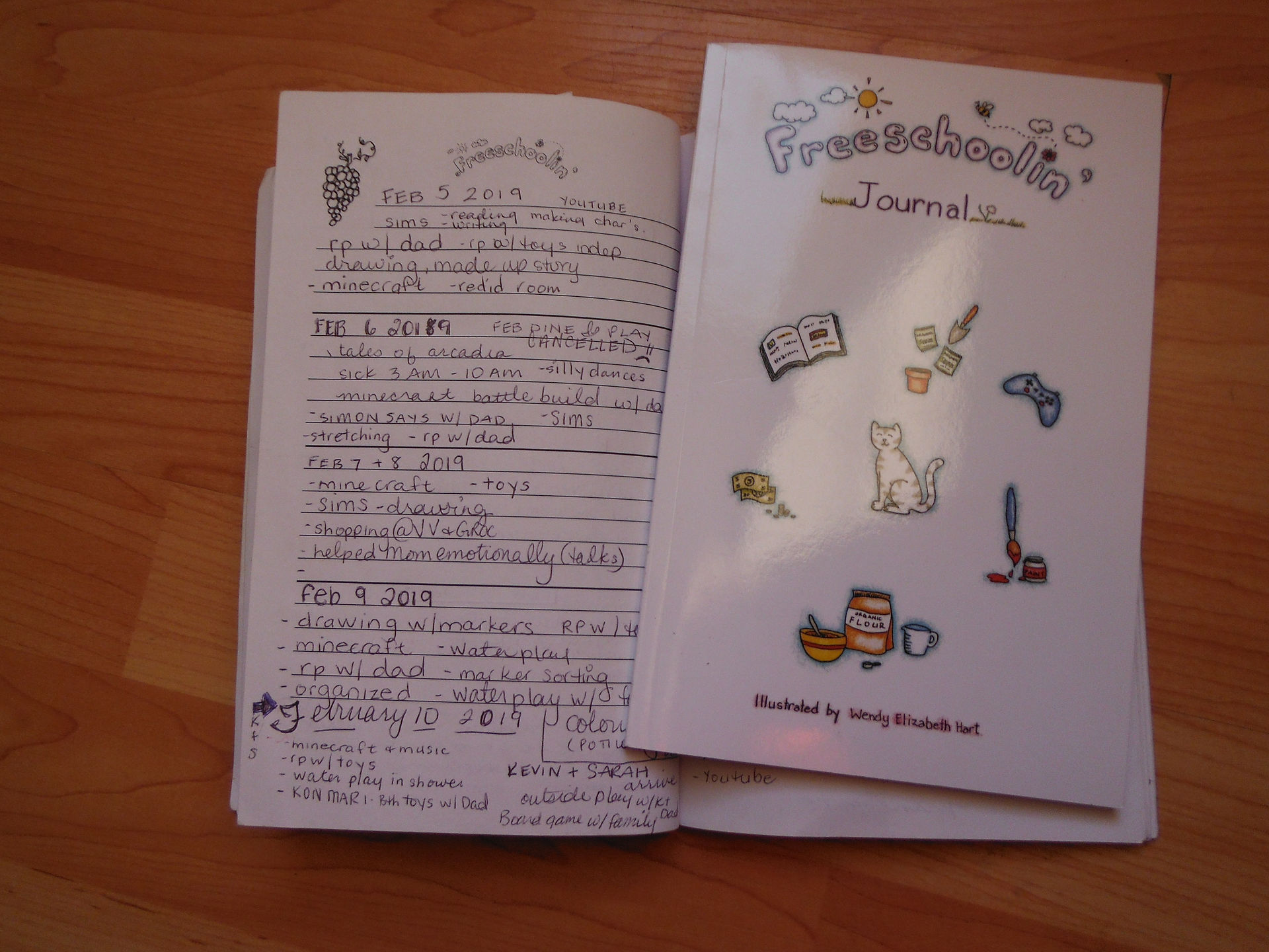 Inside our Freeschoolin' Journal!