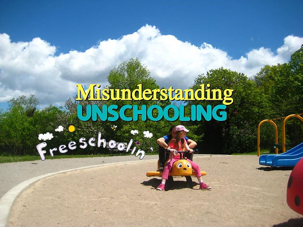 Misunderstanding Unschooling Article Title Page