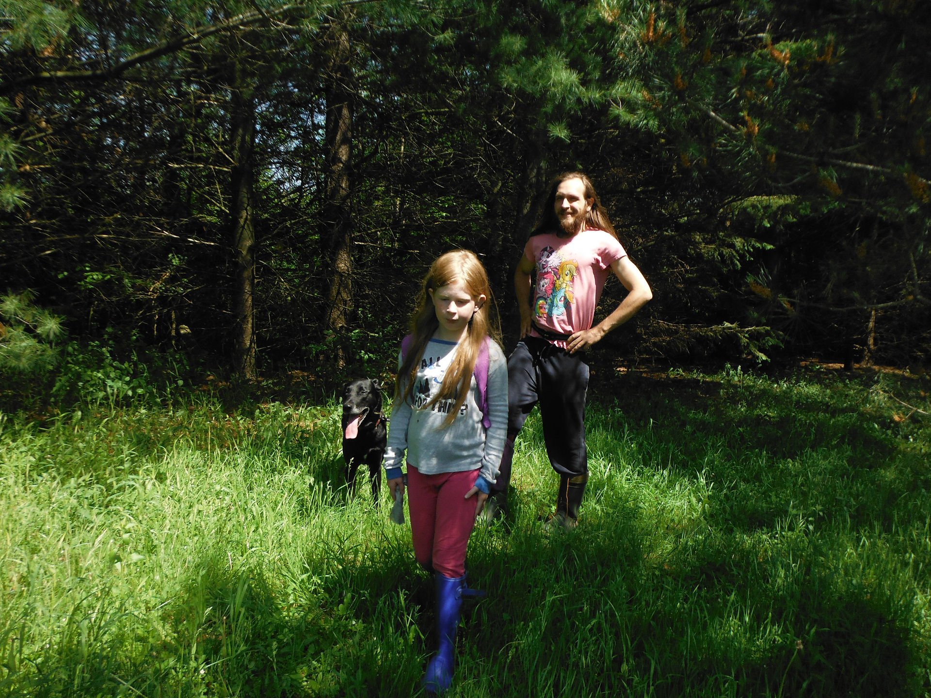 Happy to escape the bugs.