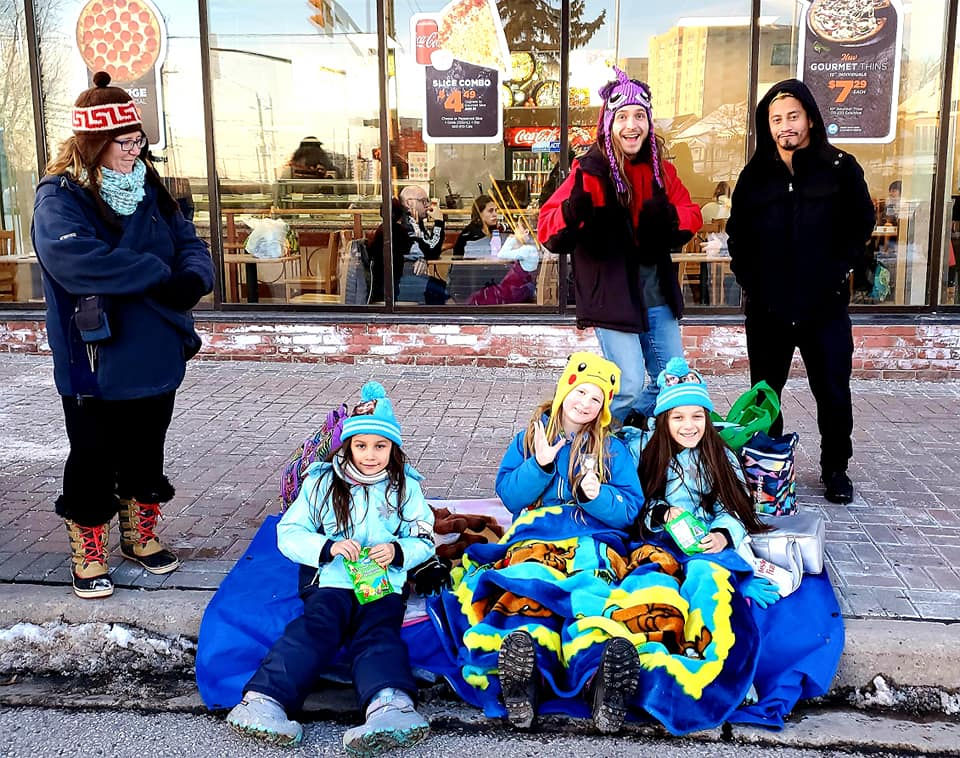 Santa Claus Parade with friends!