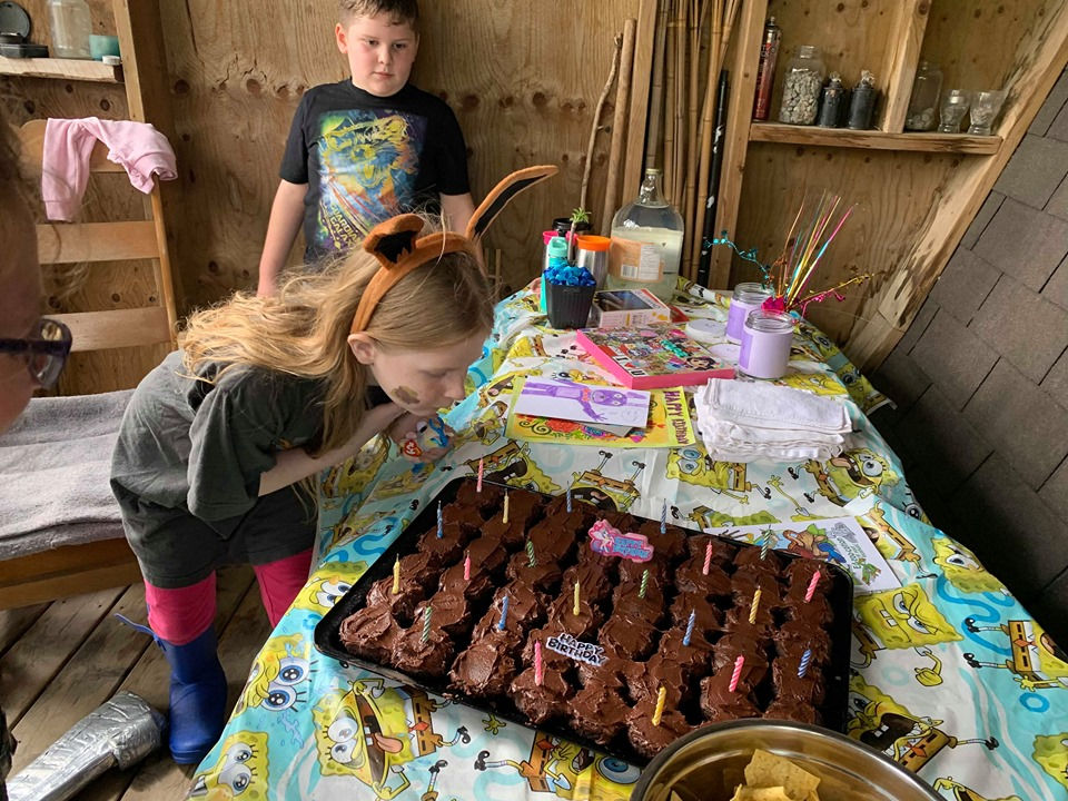 Hope blowing out the candles!