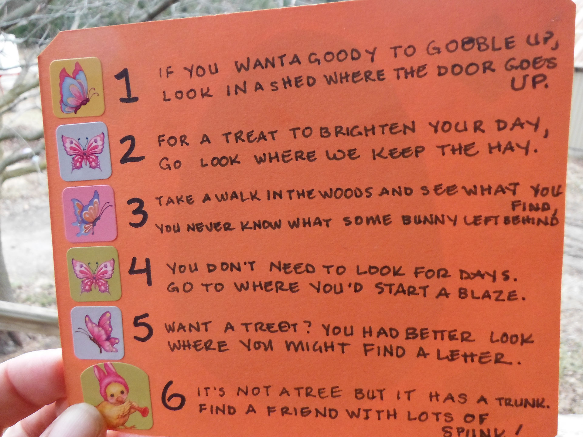 Spring Scavenger Hunt