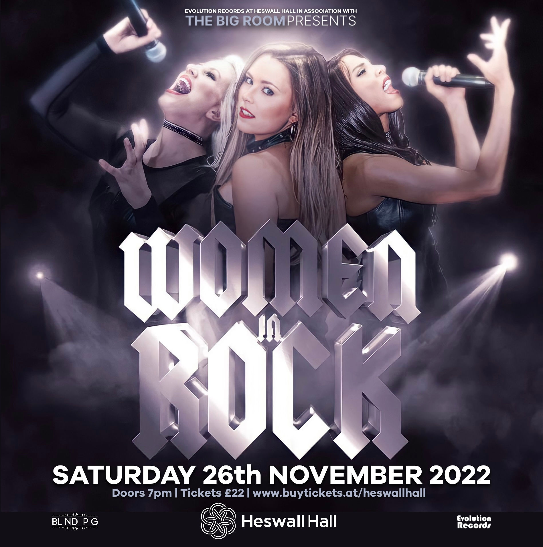 Women In Rock - LIVE at The Big Room, Heswall Hall