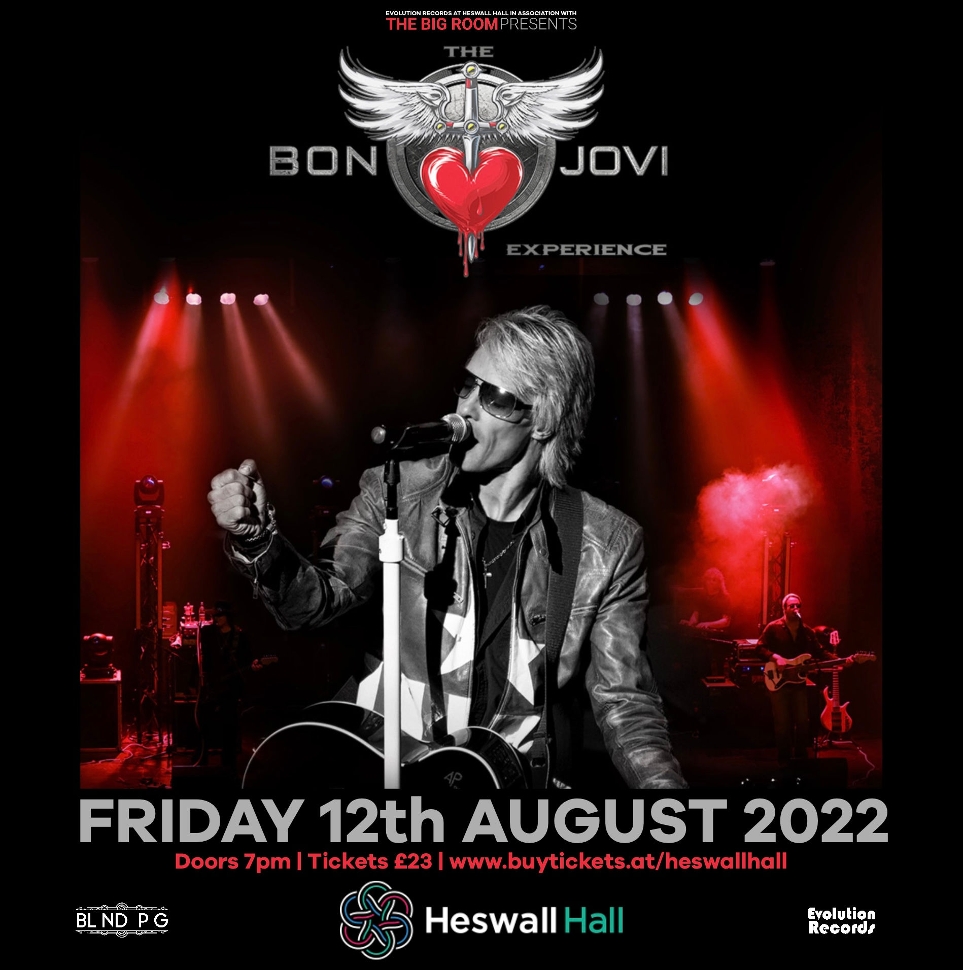 The Bon Jovi Experience - LIVE at The Big Room, Heswall Hall