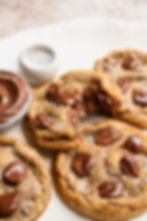 Nutella Stuffed Cookies