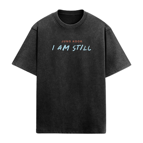 BTS Jungkook I Am Still OVERSIZE Acid Wash T-shirt | Seoulmate