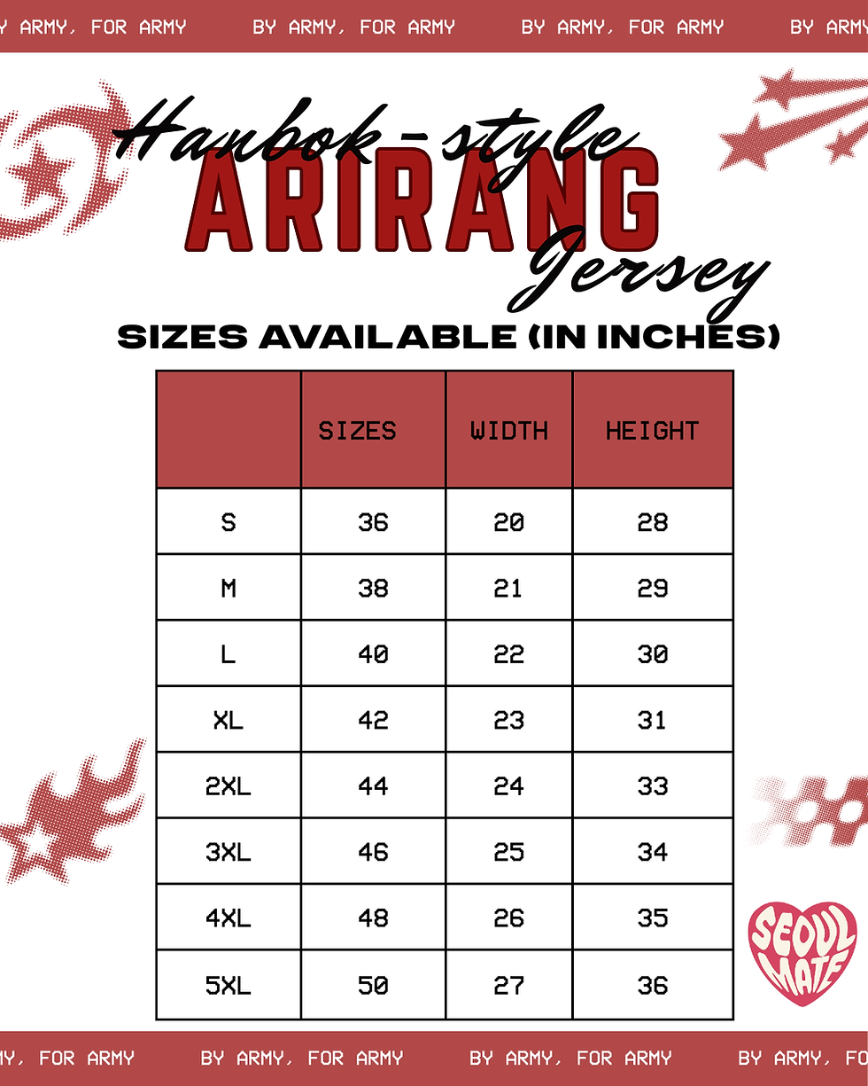 Thumbnail: BTS Arirang World Tour Jersey