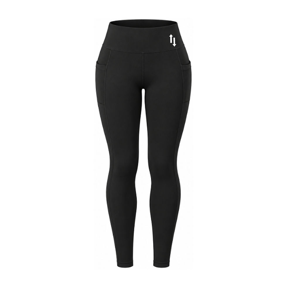 Thumbnail: Womens Black Performace Leggings