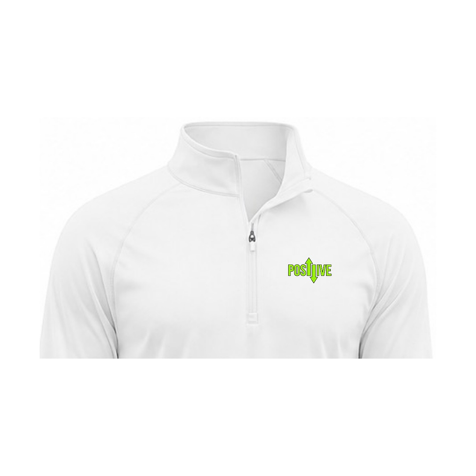 Thumbnail: Mens White Performance Quarter-Zips
