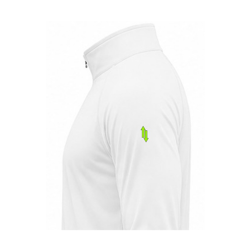 Thumbnail: Mens White Performance Quarter-Zips