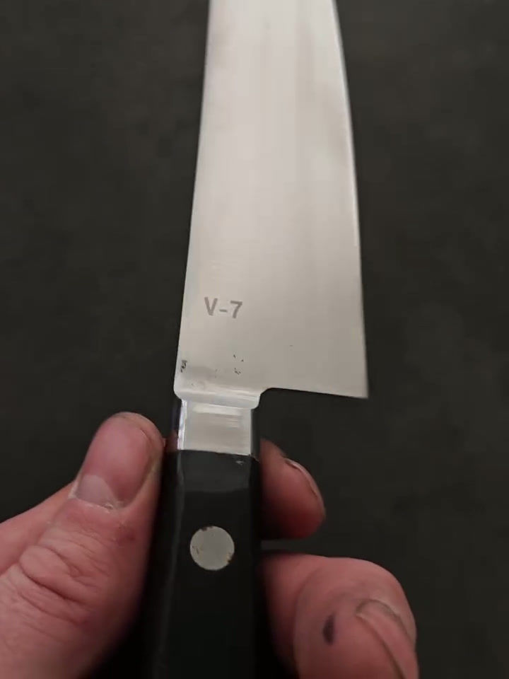 Miniaturebillede: KIYA Rugby Gyuto 200mm rustfri stål