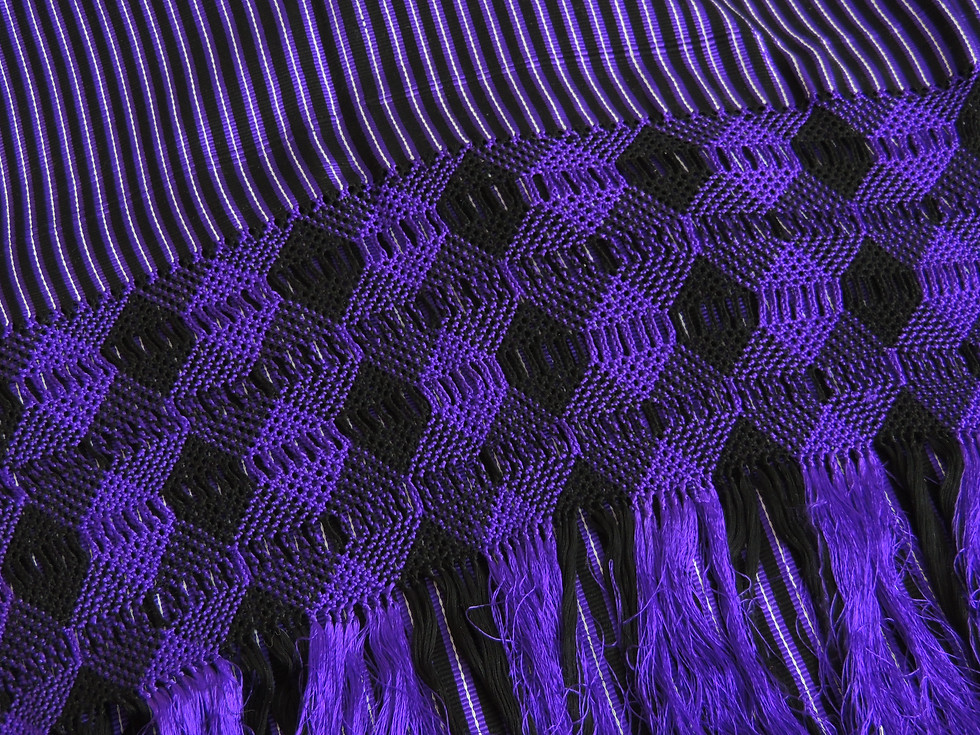 Miniatura: Rebozo Violeta Puhépecha