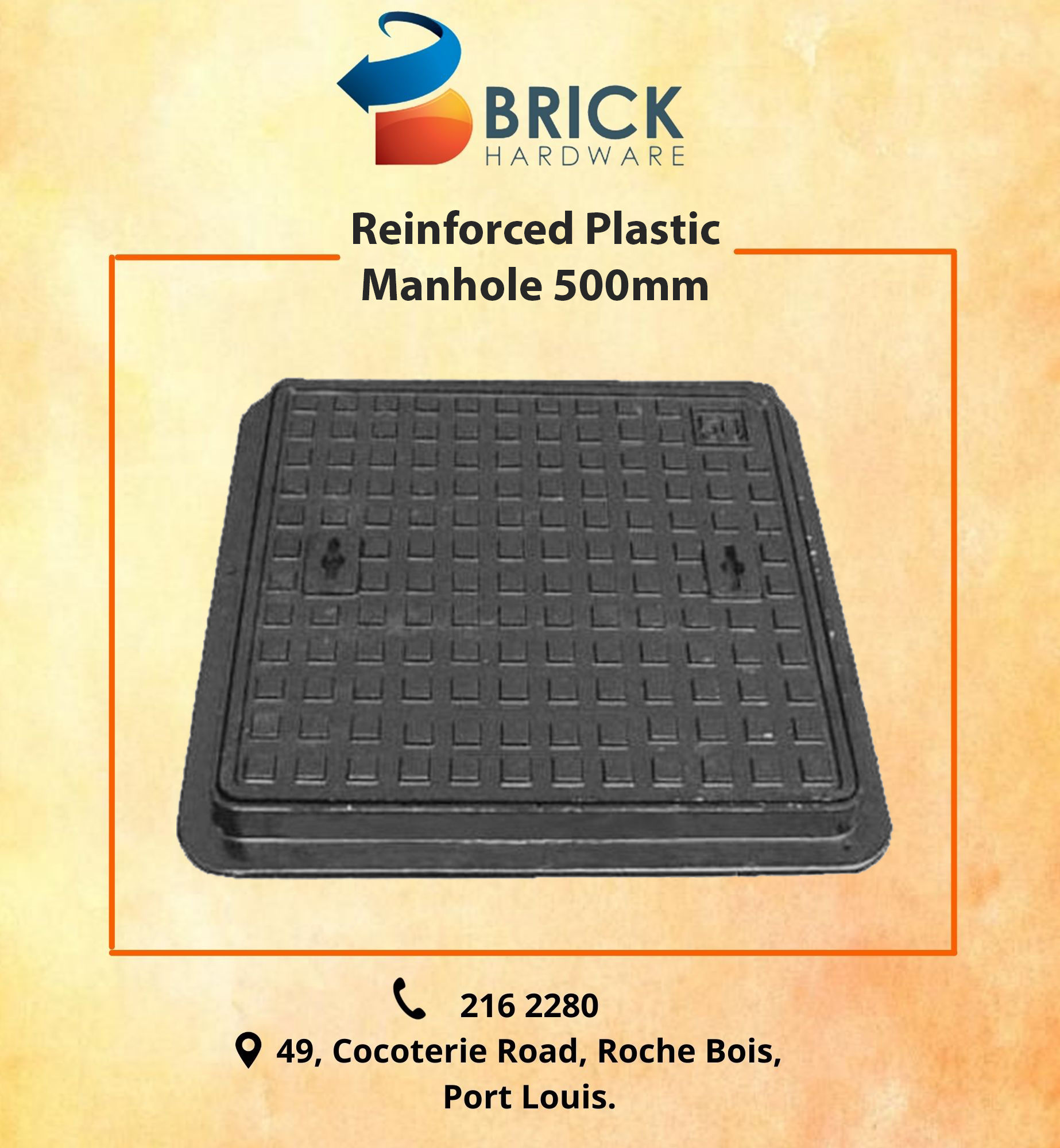 Reinforced Plastic Manhole cover 500mm [Jinmeng]