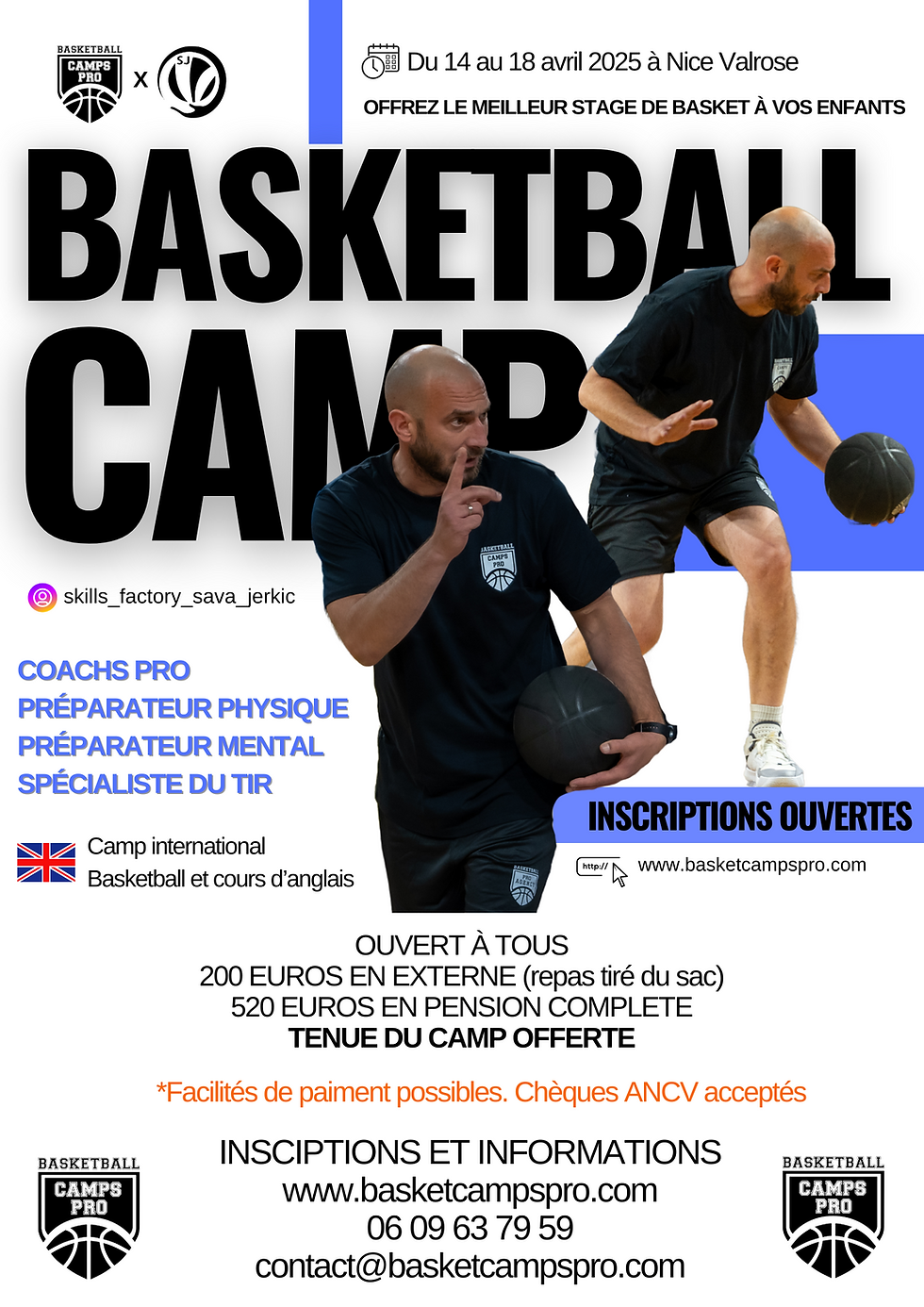 PRINTEMPS SAVA BASKETBALL CAMPS