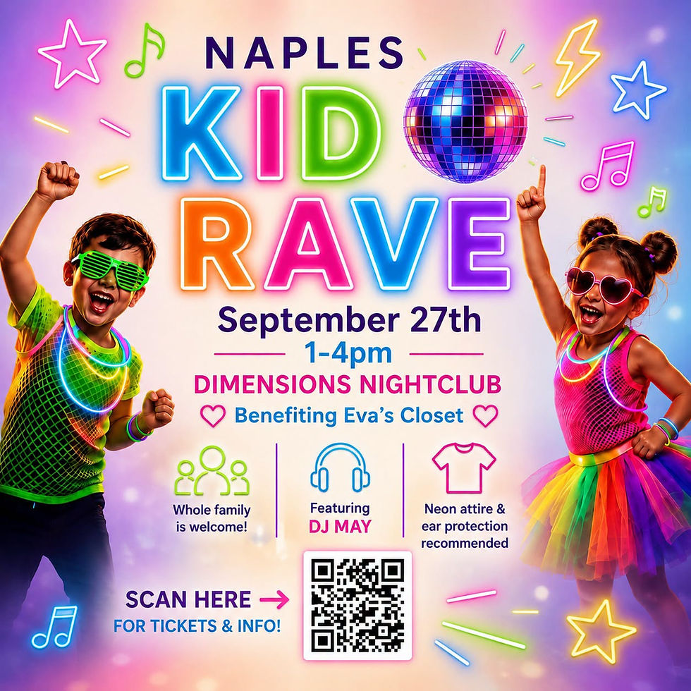 Naples kid rave benefiting Eva's Closet