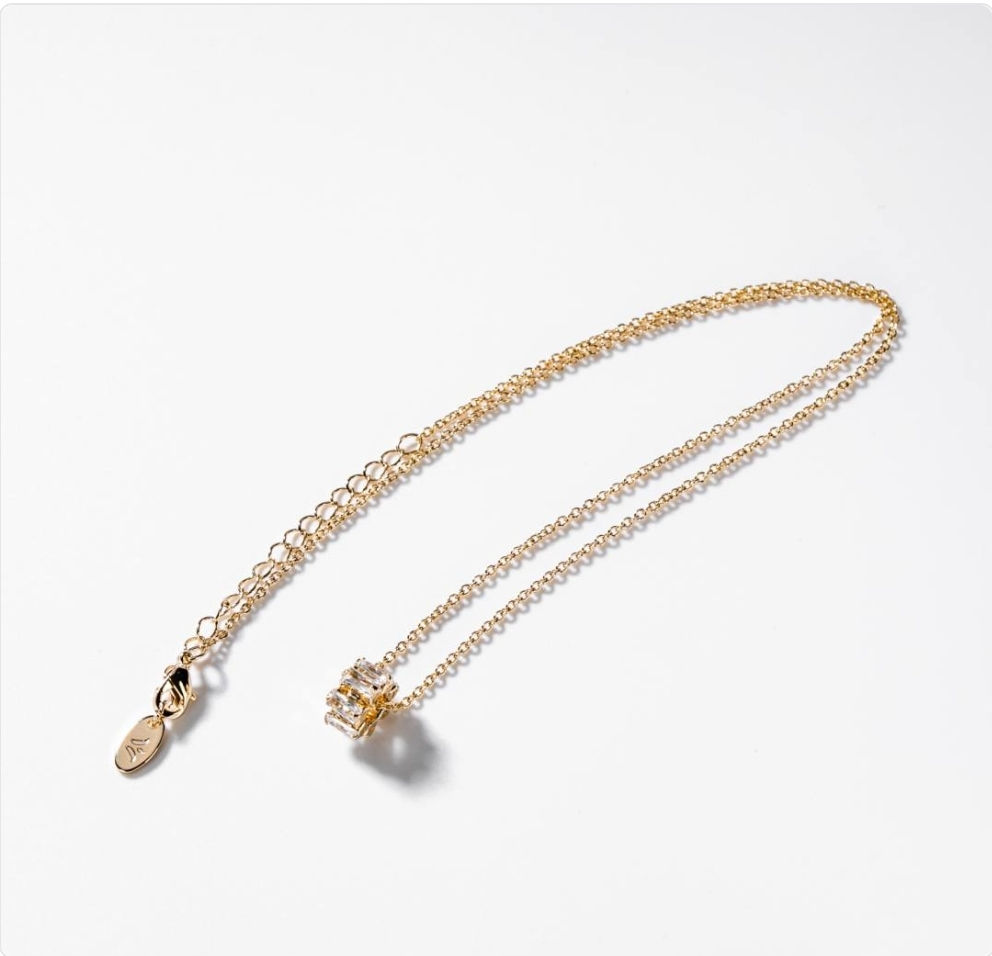 Parure roue de lumière plaquée or 24 carats BIGCM035
