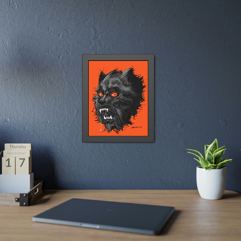 Thumbnail: Arooo!- Framed Paper Posters