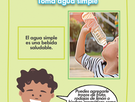 ¡Agua simple para tu salud!