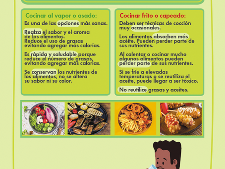 Alimentos preparados: ¿Con grasa o sin grasa?