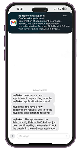Receive notifications