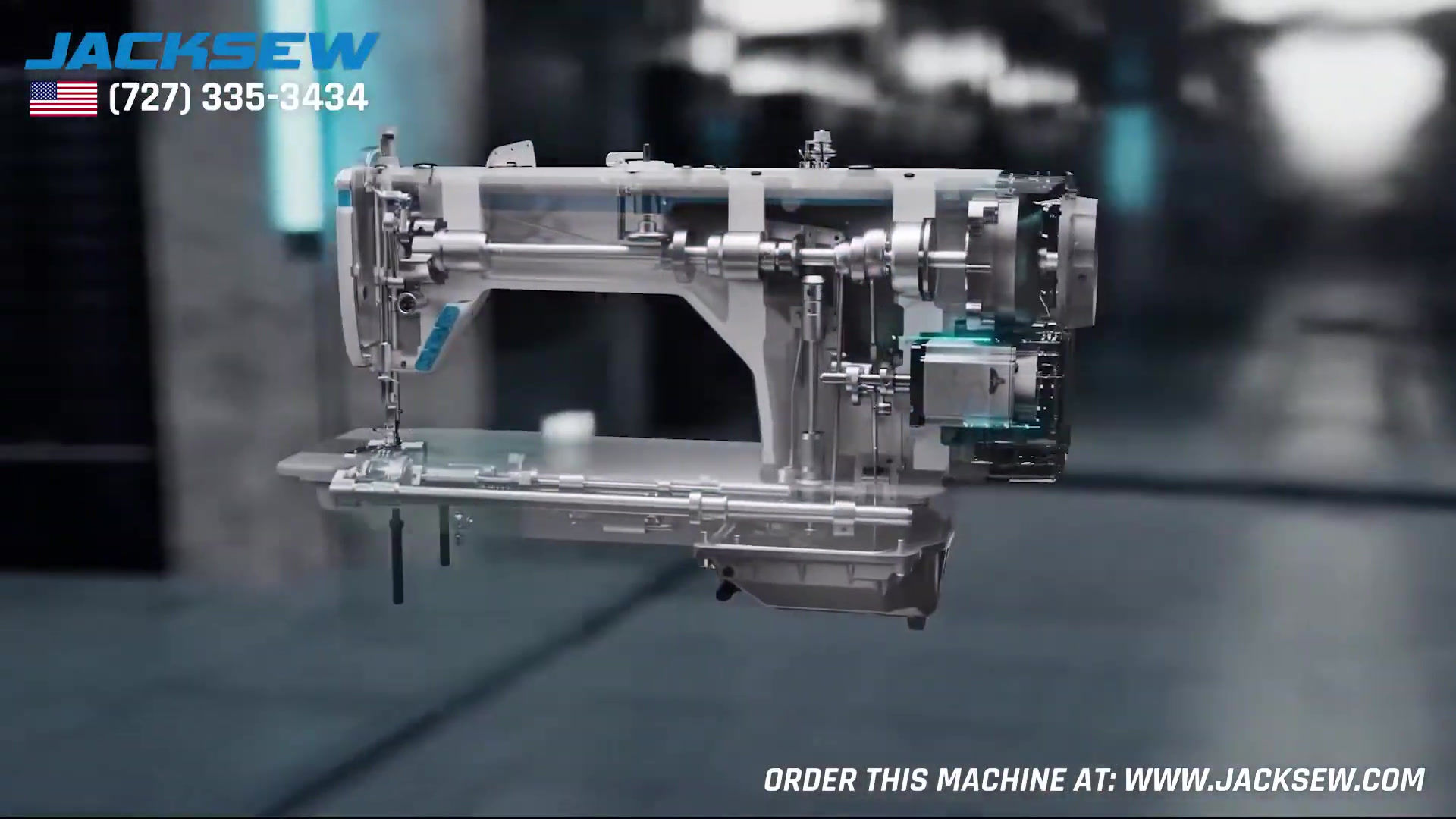 Jack A5EA/amh - Single Needle Direct Drive Fully Automatic Drop Feed Lockstitch