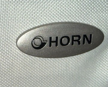 Thumbnail: Horn logo badge on the sewing machine trolley bags