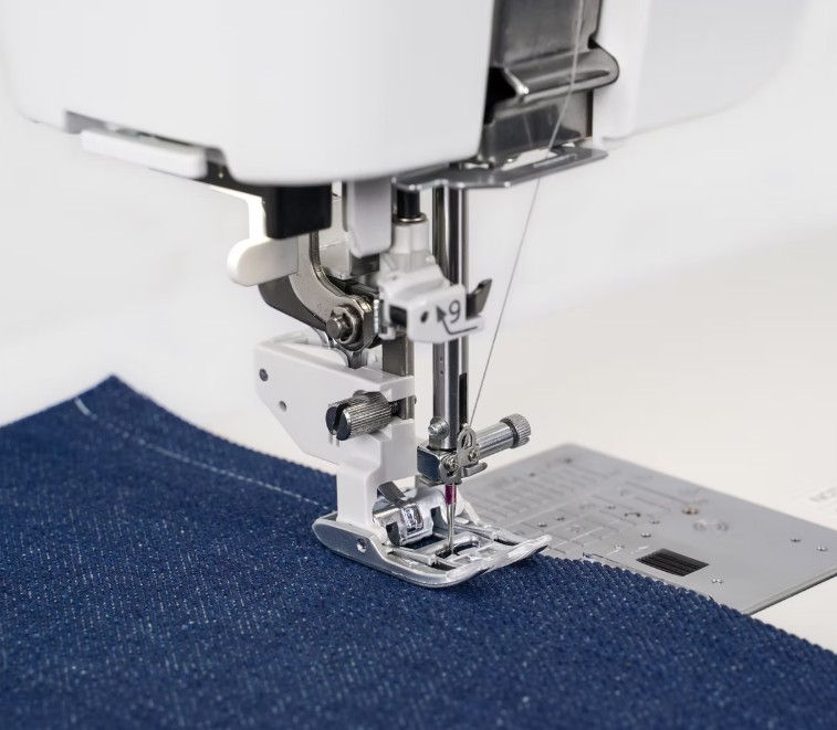 Thumbnail: Acu feed flex walking foot system on Janome Continental 8 Preofessional sewing machine