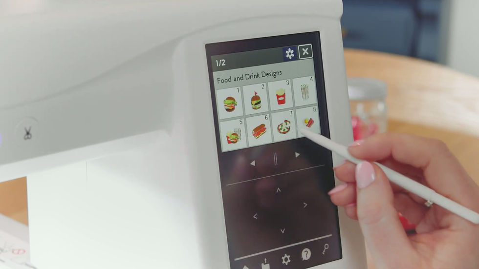 Thumbnail: Video  on how to embroder with the MC 100E Janome embroidery machine
