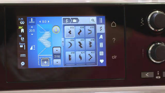 Thumbnail: video of decorative stitches on the Bernina 590