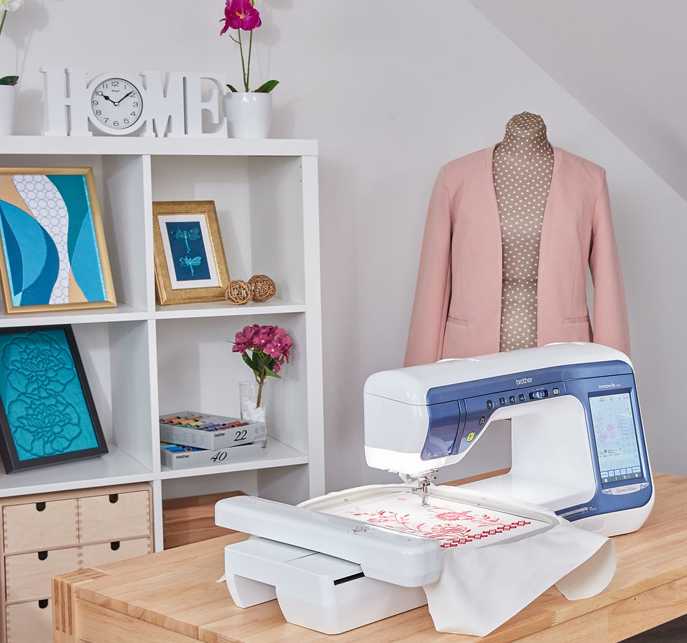 Thumbnail: Brother Inno-vis V5LE in a sewing room