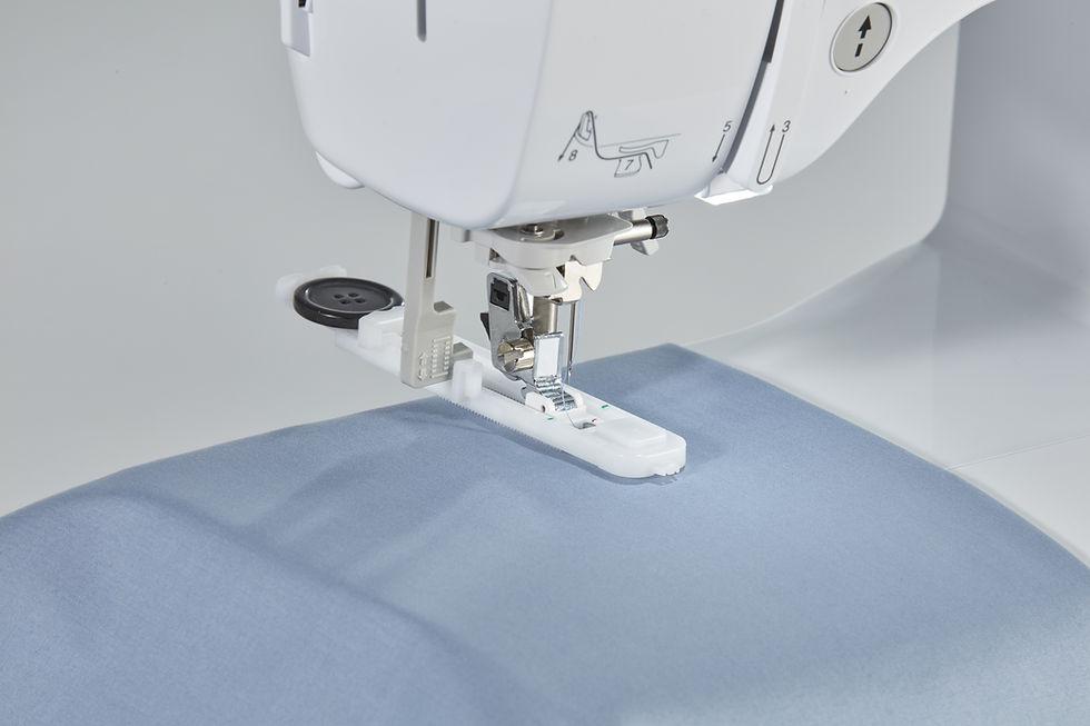 Thumbnail: sewing the automatic  buttonhole on the innovis brother A150 sewing machine