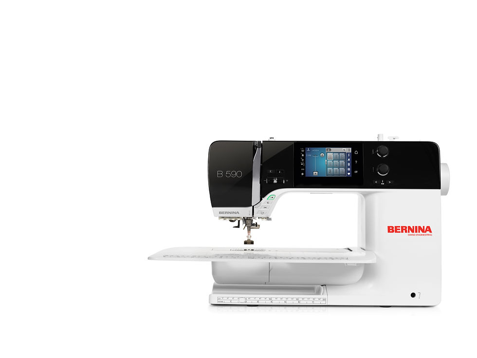 Thumbnail: 590 Bernina with extension table front view