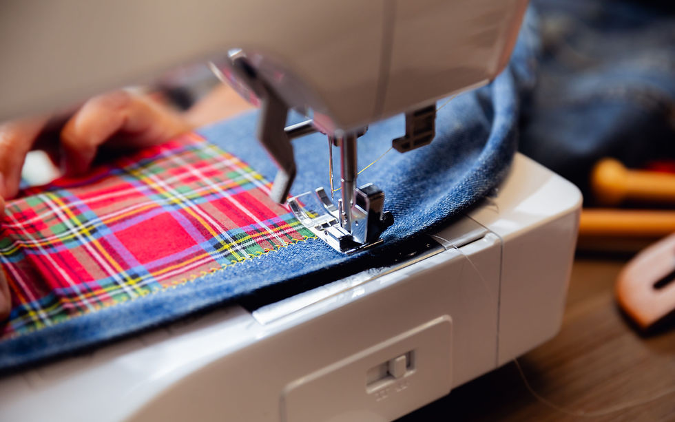 Thumbnail: quilting on the Brother Innovis A65 sewing machine