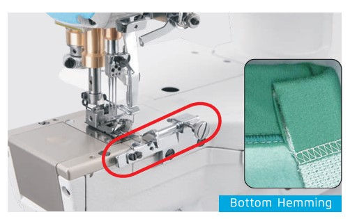 Thumbnail: K5 Top + Bottom Feed Cylinderbed Interlock Coverseam | K5-D-01GBX356 | Jack