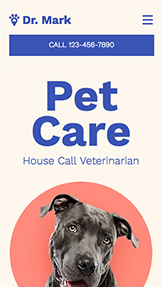 See All Templates website templates – Pet Care