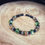 Thumbnail: Gemstone beaded bracelet - Unakite - Grounding and emotional support 