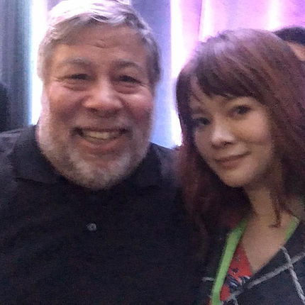 Photo with Steve Wozniak back in 2017