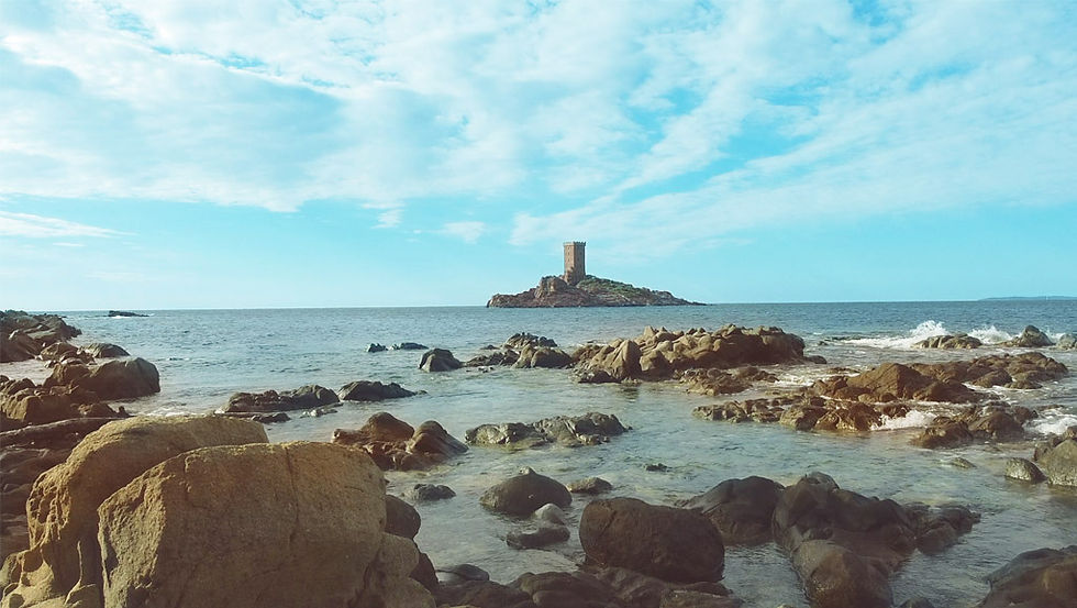 L'ile d'or à Saint-Raphaël