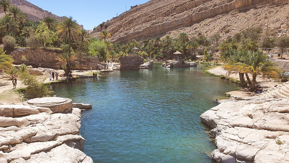 Le wadi de Bani Khalid à Oman