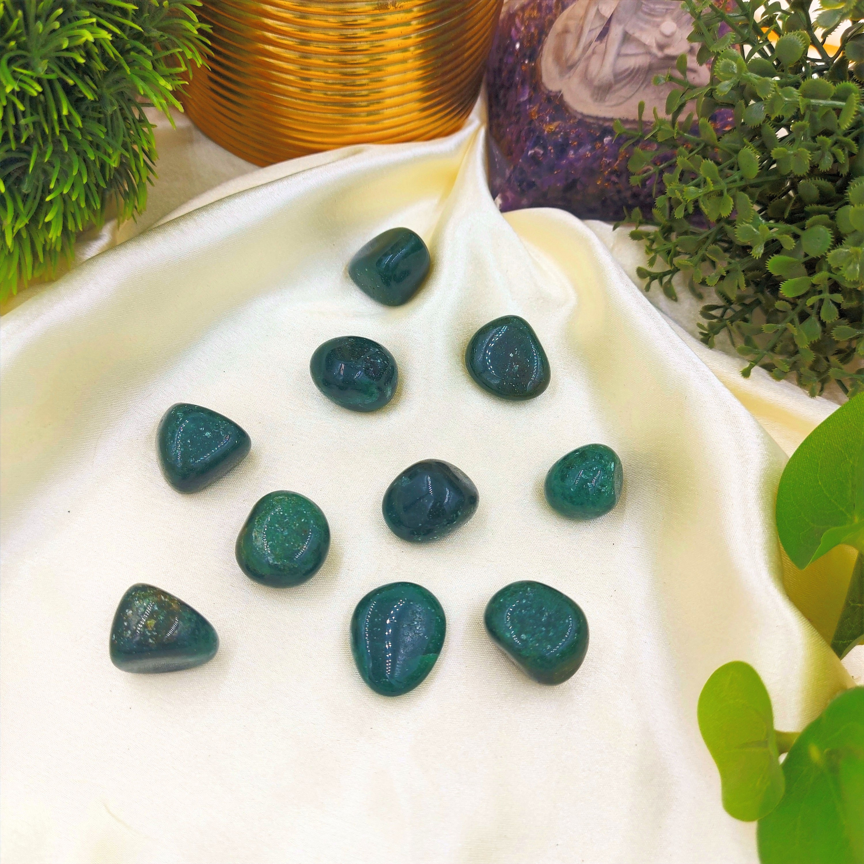 Green Jade Tumble Stone