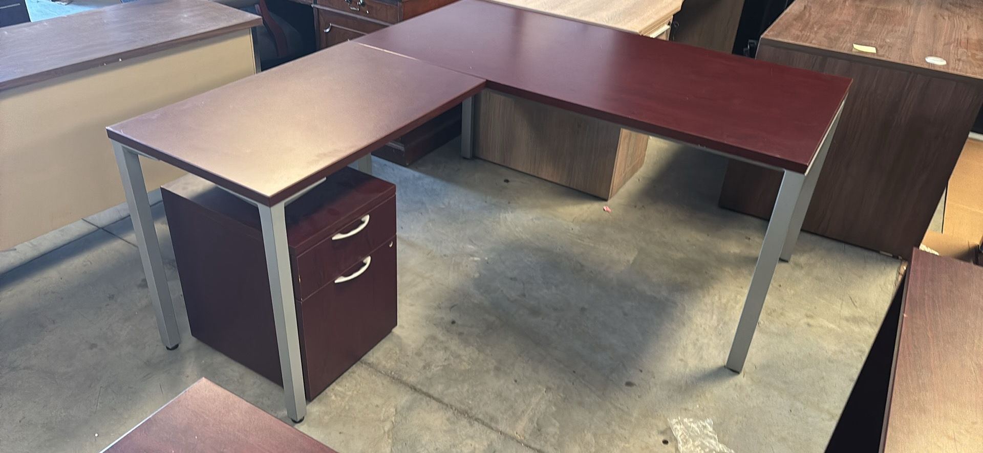 Used L-Desk 60”W X 66”D