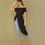 Thumbnail: Black Off Shoulder Twist Front Asymmetrical Hem Bardot Top