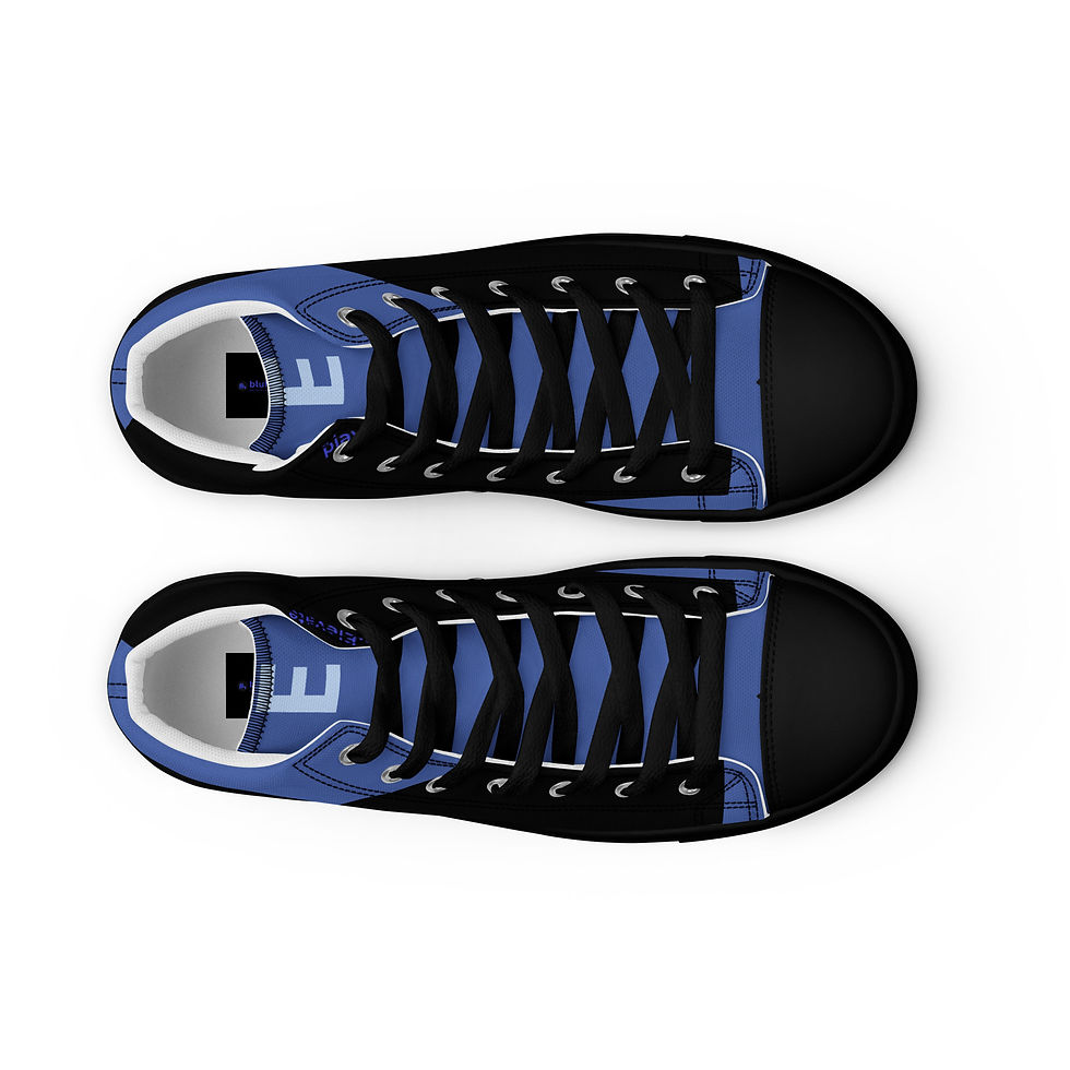 Thumbnail: bluhuE (exclusive) Men’s high top canvas shoes