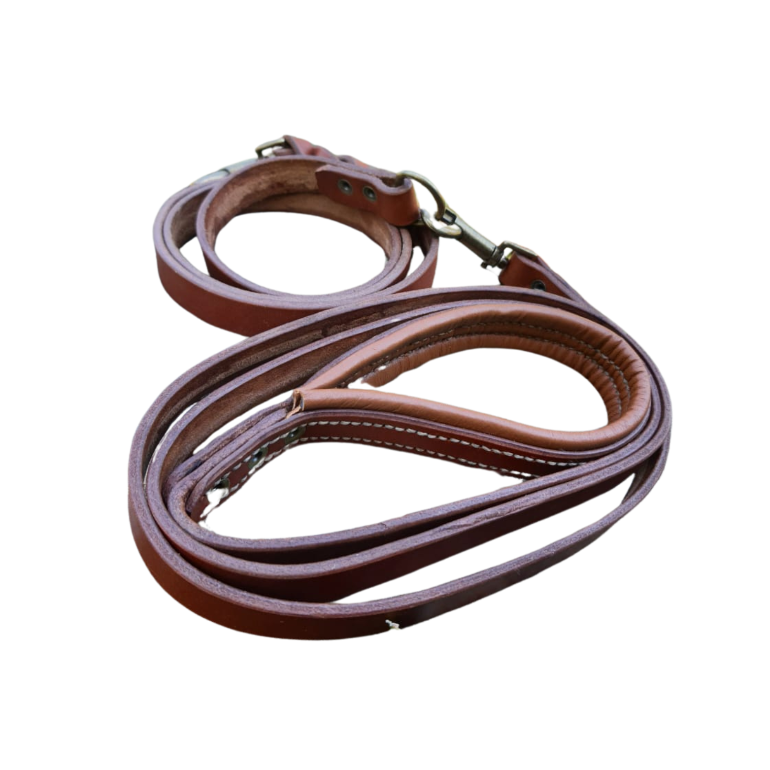 Leather leash - 1.2m Length with 600 mm extension