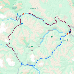 Lillooet to Pemberton via Hurley