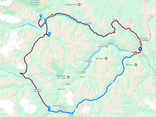Lillooet to Pemberton via Hurley