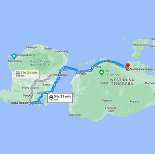 Kuta Lombok > Sumbawa Besar