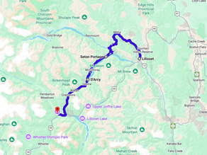Lillooet to Pemberton via Highline  