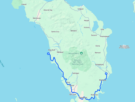 Sablayan to Roxas motorcycle route