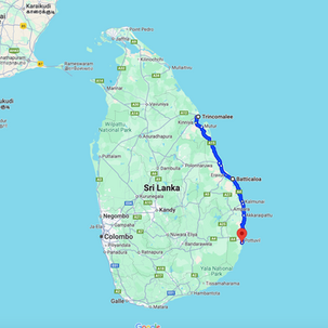 Sri Lanka: Trincomalee > Arugam Bay